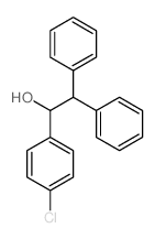 Benzeneethanol, a-(4-chlorophenyl)-b-phenyl- Structure