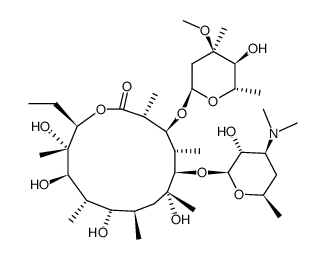 (9S)-9-dihydroerythromycin A结构式