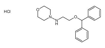 2-benzhydryloxyethyl(morpholin-4-yl)azanium,chloride结构式