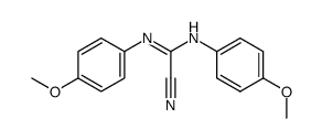 (4-methoxy-phenyl)-oxalomonoimidic acid p-anisidide-nitrile Structure