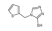 4-(thiophen-2-ylmethyl)-1H-1,2,4-triazole-5-thione Structure