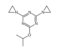 2,4-bis(aziridin-1-yl)-6-propan-2-yloxy-1,3,5-triazine Structure