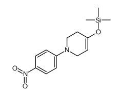 trimethyl-[[1-(4-nitrophenyl)-3,6-dihydro-2H-pyridin-4-yl]oxy]silane Structure