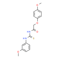 2-(4-methoxyphenoxy)-N-{[(3-methoxyphenyl)amino]carbonothioyl}acetamide picture
