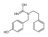 1-[(4-hydroxyphenyl)methyl]-1-(2-phenylethyl)urea结构式