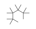 2,2,3,3,4,4,5,5-octamethylhexane Structure