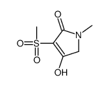 3-hydroxy-1-methyl-4-methylsulfonyl-2H-pyrrol-5-one Structure