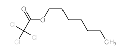 Acetic acid,2,2,2-trichloro-, heptyl ester structure