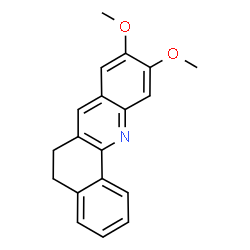 5,6-DIHYDRO-9,10-DIMETHOXYBENZ[C]ACRIDINE Structure