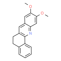 5,6-DIHYDRO-9,10-DIMETHOXYBENZ[C]ACRIDINE structure