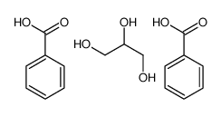 benzoic acid,propane-1,2,3-triol结构式
