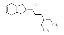3-(1,3,3a,4,7,7a-hexahydroisoindol-2-yl)-N,N-diethyl-propan-1-amine结构式