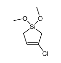 3-chloro-1,1-dimethoxy-2,5-dihydro-1H-silole结构式