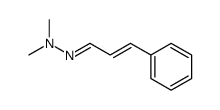 (2E)-N,N-dimethyl-N'-(3-phenylallylidene)-hydrazine Structure
