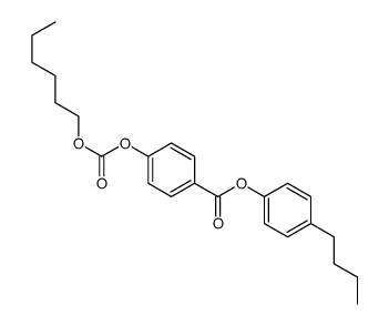 (4-butylphenyl) 4-hexoxycarbonyloxybenzoate Structure