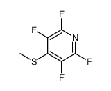 Pyridine, 2,3,5,6-tetrafluoro-4-(methylthio)- (9CI) structure