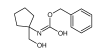 benzyl N-[1-(hydroxymethyl)cyclopentyl]carbamate结构式