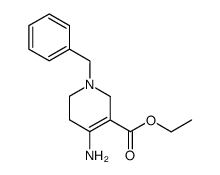 4-Amino-1-benzyl-1,2,5,6-tetrahydro-pyridine-3-carboxylic acid ethyl ester Structure