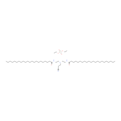 diethyl sulphate, compound with N,N'-[[(2-cyanoethyl)imino]diethylene]bis[docosanamide] (1:1)结构式