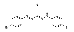 N'-(4-bromoanilino)-N-(4-bromophenyl)imino-1-cyanomethanimidamide结构式