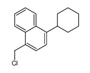 1-Chloromethyl-4-cyclohexylnaphthalene structure