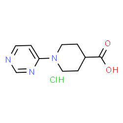 1-(Pyrimidin-4-yl)piperidine-4-carboxylic acid structure