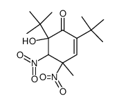 2,6-di-tert-butyl-6-hydroxy-4-methyl-4,5-dinitrocyclohex-2-en-1-one Structure