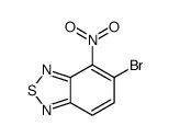 2,1,3-Benzothiadiazole, 5-bromo-4-nitro- Structure