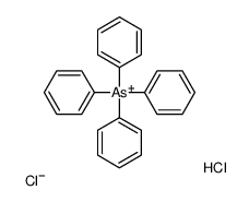 tetraphenylarsonium chloride, compound with hydrochloric acid (1:1) Structure