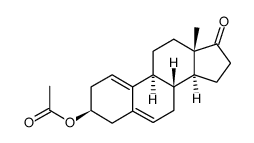 3β-acetoxy-19-norandrosta-1(10),5-dien-17-one结构式