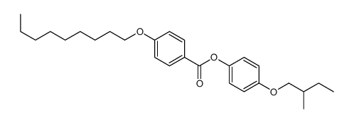 [4-(2-methylbutoxy)phenyl] 4-nonoxybenzoate Structure
