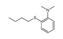 sulfure de n.butyle et d'o.dimethylamino-phenyle Structure