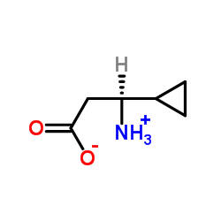 (S)-3-AMINO-3-CYCLOPROPYL-PROPIONIC ACID结构式
