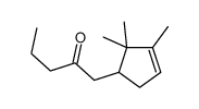 1-(2,2,3-trimethylcyclopent-3-en-1-yl)pentan-2-one Structure