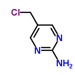 2-Pyrimidinamine, 5-(chloromethyl)- (9CI)结构式