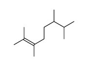 2,3,6,7-tetramethyloct-2-ene结构式