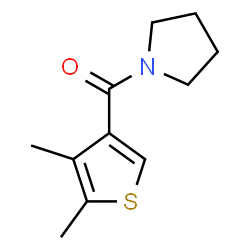 Pyrrolidine, 1-[(4,5-dimethyl-3-thienyl)carbonyl]- (9CI) Structure