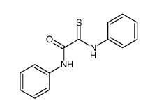 2-anilino-N-phenyl-2-sulfanylideneacetamide Structure