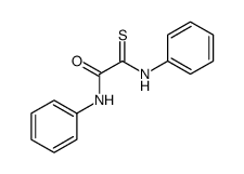 2-anilino-N-phenyl-2-sulfanylideneacetamide结构式