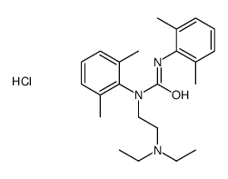 1-[2-(diethylamino)ethyl]-1,3-bis(2,6-dimethylphenyl)urea,hydrochloride结构式