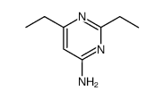 4-Pyrimidinamine,2,6-diethyl-(9CI) structure