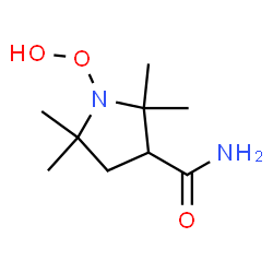 3-Pyrrolidinecarboxamide,1-hydroperoxy-2,2,5,5-tetramethyl-(9CI) structure