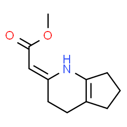 Acetic acid, (1,3,4,5,6,7-hexahydro-2H-cyclopenta[b]pyridin-2-ylidene)-, methyl ester, (2Z)- (9CI)结构式