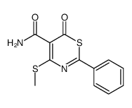 4-methylthio-6-oxo-2-phenyl-6H-1,3-thiazine-5-carboxamide Structure