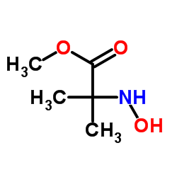 Alanine, N-hydroxy-2-methyl-, methyl ester structure