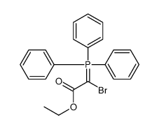 ethyl 2-bromo-2-(triphenyl-λ5-phosphanylidene)acetate Structure