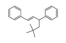 (E)-(5,5-dimethylhex-1-ene-1,3-diyl)dibenzene Structure