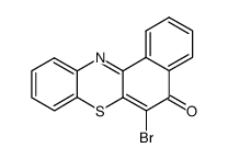 6-bromo-5H-benzo[a]phenothiazin-5-one结构式