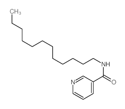 N-dodecylpyridine-3-carboxamide structure