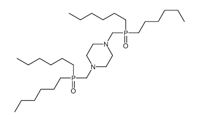 1,4-bis(dihexylphosphorylmethyl)piperazine结构式